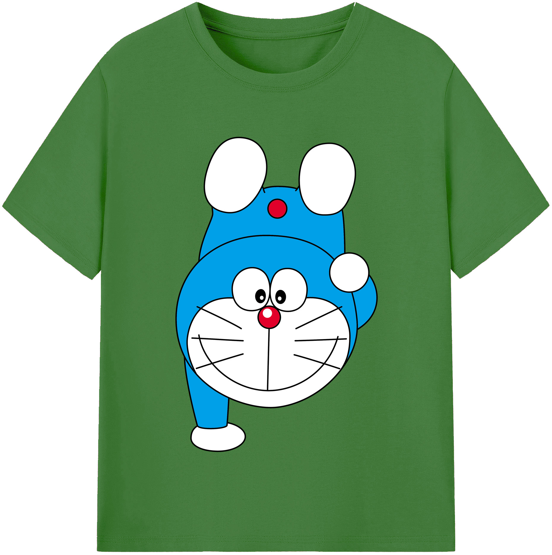 （画像用） ドラえもん Doraemon レディースカジュアルプリントTシャツ（綿100％）